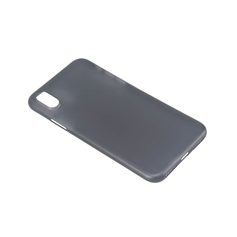 gear-gear-mobilskal-ultraslim-svart-semitransparent iPhone X/Xs